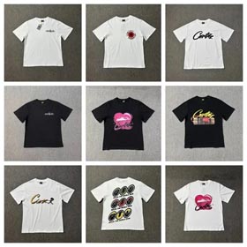 Simple lettering T-shirt -1359