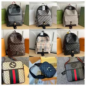 Dior Backpack large capacity travel bag for men and women (40 CP)-0741