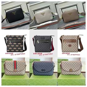 PRADA New fashion business men's shoulder bag-2309