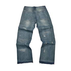 Gallery Dept Vintage washed distressed loose straight jeans for men and women-2455