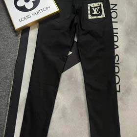 Louis Vuitton LV summer new men's high-end comfortable jeans-2459
