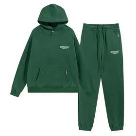 REPRESENT Casual hooded sweatshirt suit-2518